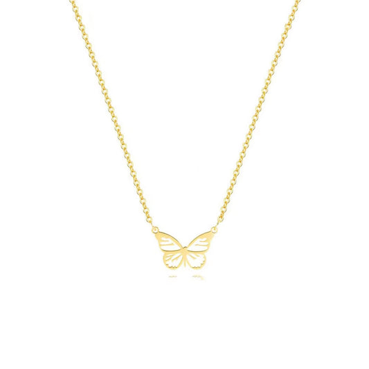 Golden Flutter Butterfly Necklace – Effortless Elegance, Everyday Magic